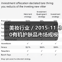 美妆行业 / 2015-11-30有机护肤品市场规模预计到2020年翻一倍 总收入将达至159.8亿美元(图1) 美妆行业 / 2015-11-30有机护肤品市场规模预计到2020年翻一倍 总收入将达至159.8亿美元(图1)