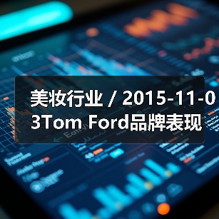 美妆行业 / 2015-11-03Tom Ford品牌表现出色 雅诗兰黛集团第一季度利润猛涨36%（图3）