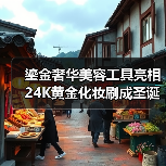 鎏金奢华美容工具亮相 24K黄金化妆刷成圣诞礼物新宠（图2）