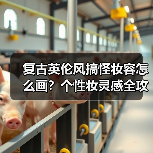 复古英伦风搞怪妆容怎么画？个性妆灵感全攻略（图3）