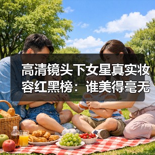 高清镜头下女星真实妆容红黑榜：谁美得毫无瑕疵？（图4）