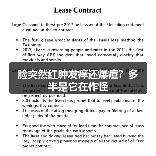 脸突然红肿发痒还爆痘?多半是它在作怪