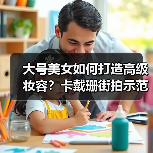 大号美女如何打造高级妆容？卡戴珊街拍示范（图2）