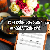 夏日露额妆怎么画？Emma的技巧全揭秘（图4）
