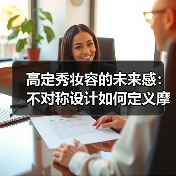 高定秀妆容的未来感：不对称设计如何定义摩登女性魅力（图1）