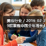 美妆行业 / 2016-02-29欧莱雅中国全年增长4.6% 中国市场CEO换人(图1) 美妆行业 / 2016-02-29欧莱雅中国全年增长4.6% 中国市场CEO换人(图1)