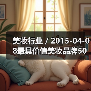 美妆行业 / 2015-04-08最具价值美妆品牌50强公布 玉兰油和兰蔻表现不佳（图4）